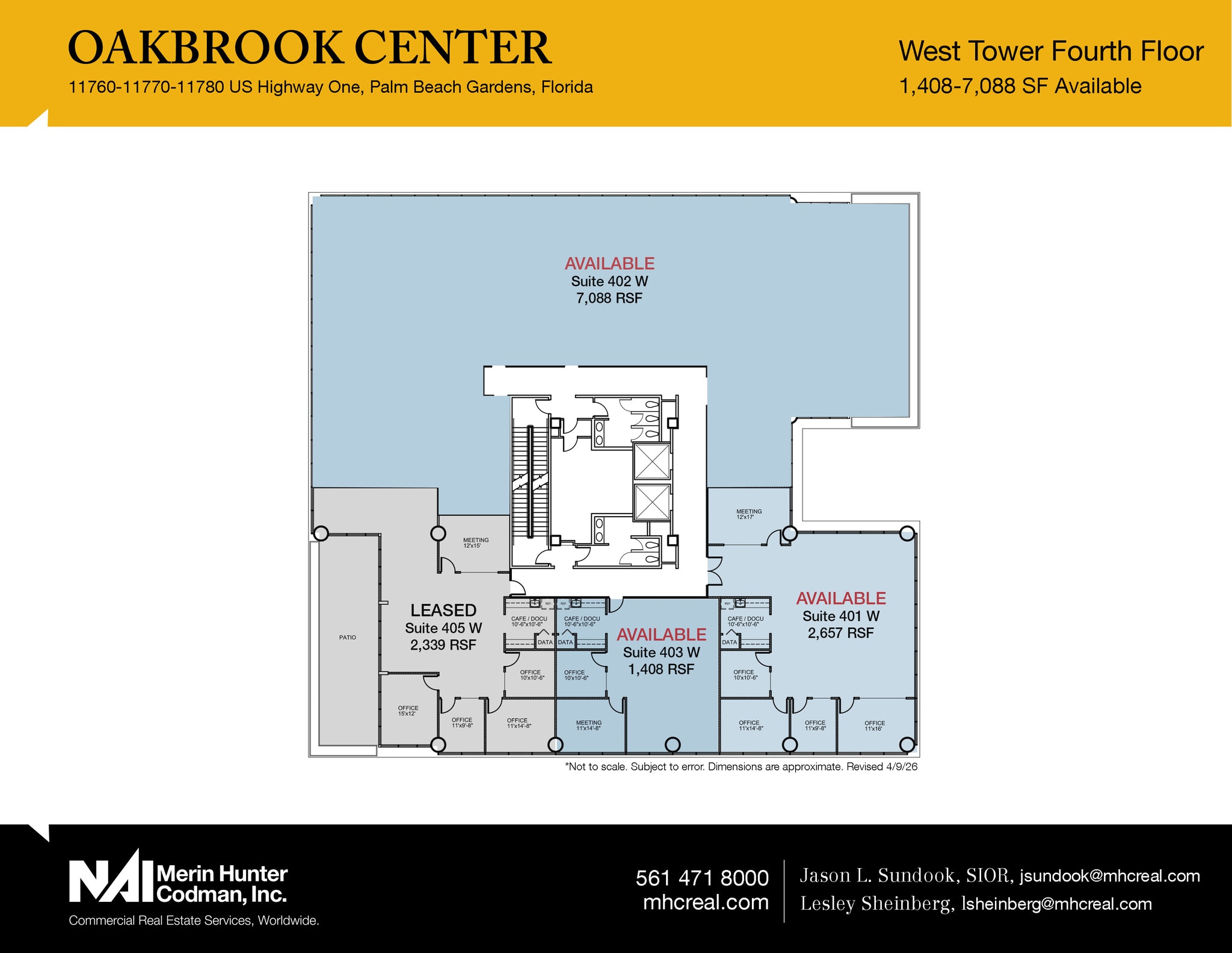 11780 US Highway 1, Palm Beach Gardens, FL à louer Plan d’étage- Image 1 de 2