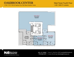11780 US Highway 1, Palm Beach Gardens, FL à louer Plan d’étage- Image 1 de 2