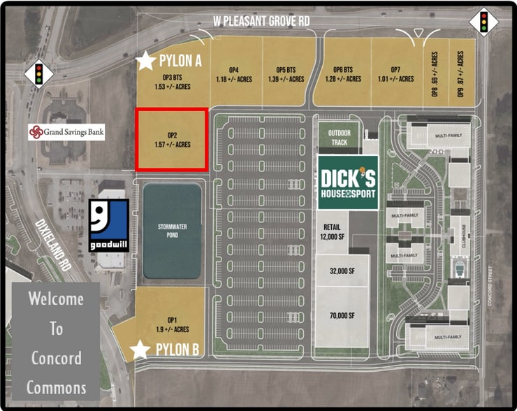 W Pleasant Grove Rd, Lowell, AR for sale - Site Plan - Image 2 of 8