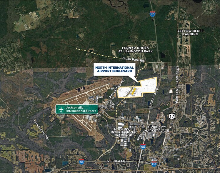 International Airport Blvd, Jacksonville, FL à louer - Aérien - Image 2 de 2
