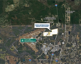 International Airport Blvd, Jacksonville, FL - AERIAL map view