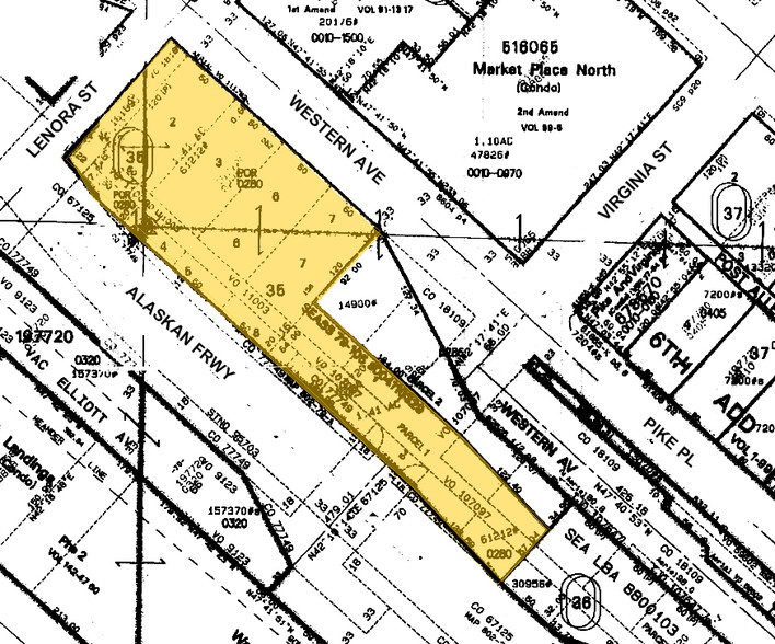 2001 Western Ave, Seattle, WA for lease - Plat Map - Image 2 of 4