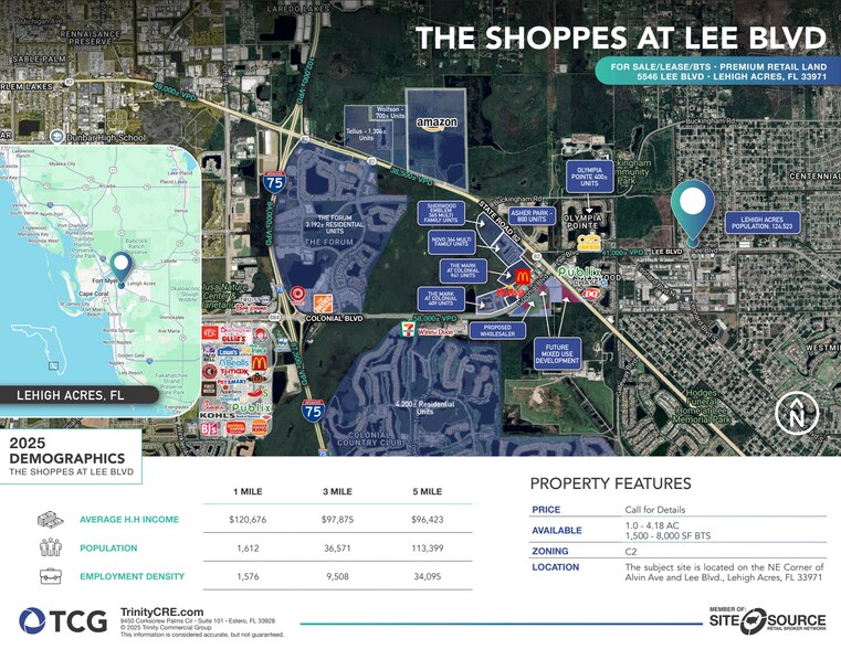 5546 Lee Blvd, Lehigh Acres, FL à vendre - Aérien - Image 2 de 4