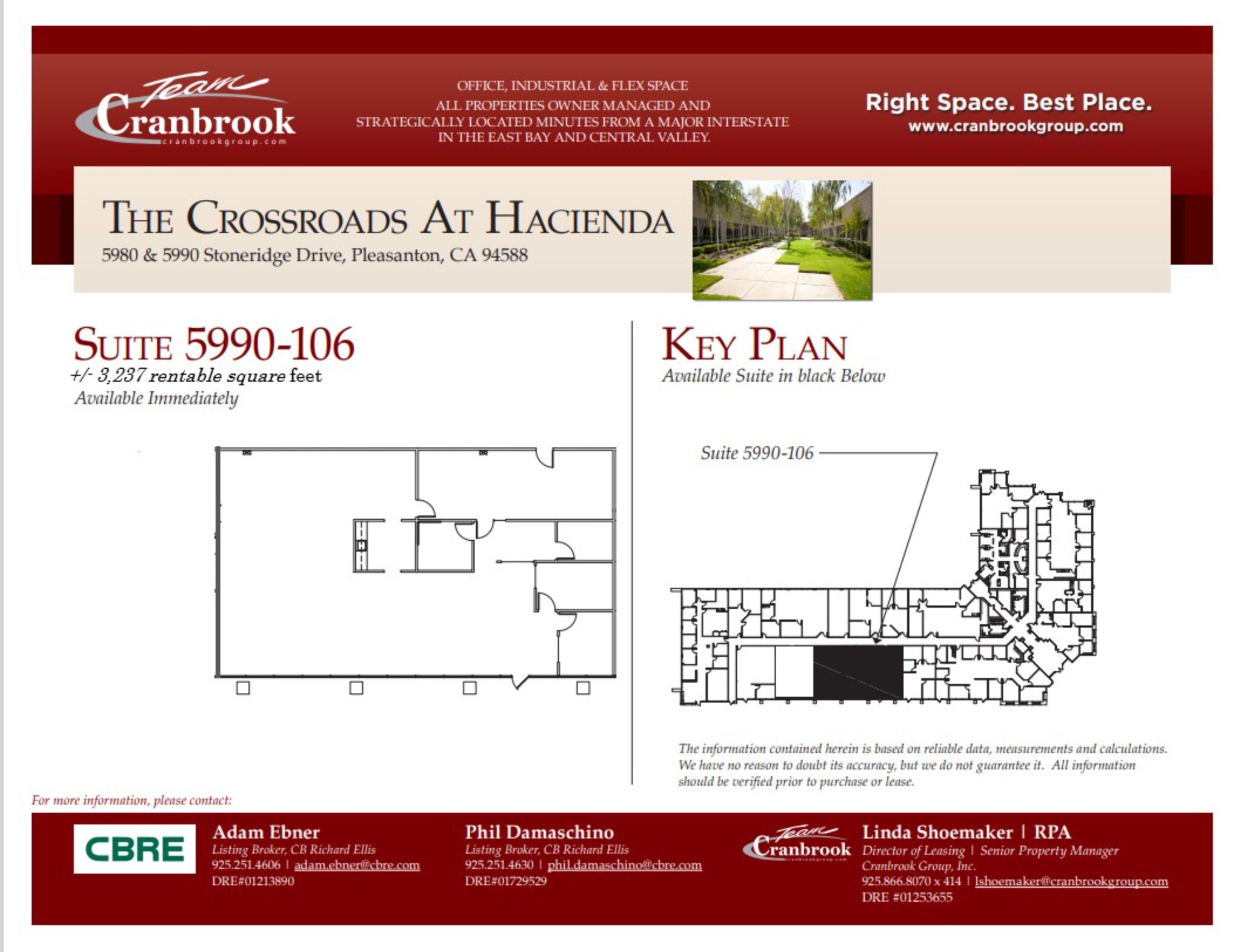 5980 Stoneridge Dr, Pleasanton, CA for lease Site Plan- Image 1 of 1