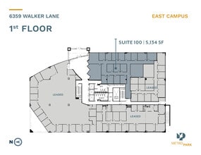 6350 Walker Ln, Alexandria, VA à louer Plan d’étage- Image 1 de 1
