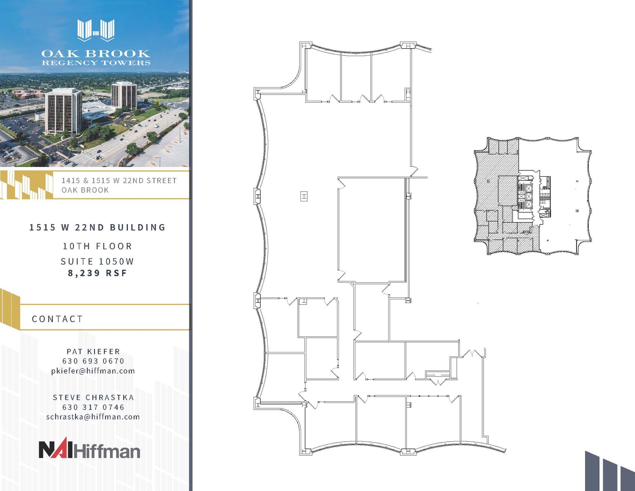 1415 W 22nd St, Oak Brook, IL for lease Floor Plan- Image 1 of 1