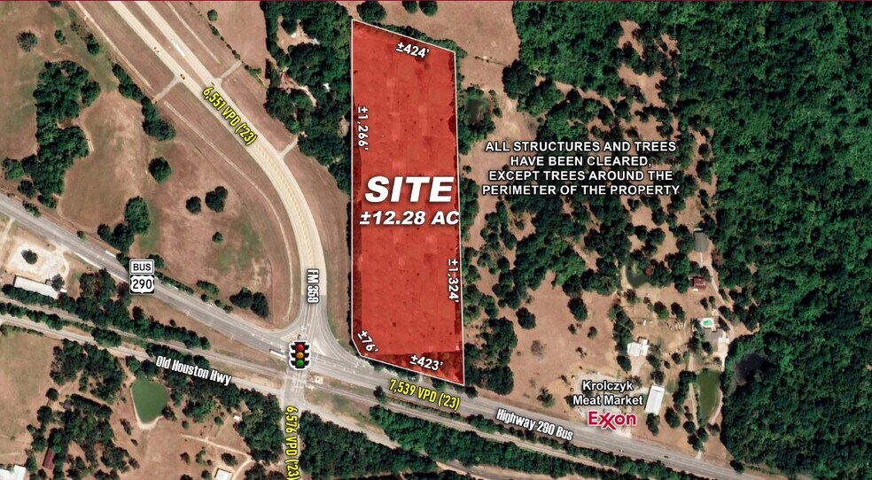 US 290 Business & FM 359, Hempstead, TX à vendre - Photo principale - Image 1 de 2