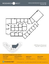 2400 Research Blvd, Rockville, MD à louer Plan d’étage- Image 1 de 1