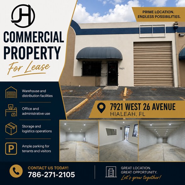 7911-7951 W 26th Ave, Hialeah, FL à louer - Photo du bâtiment - Image 2 de 8