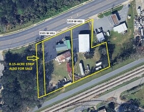 1319 W Hill Ave, Valdosta, GA - Aerial map view - Image1
