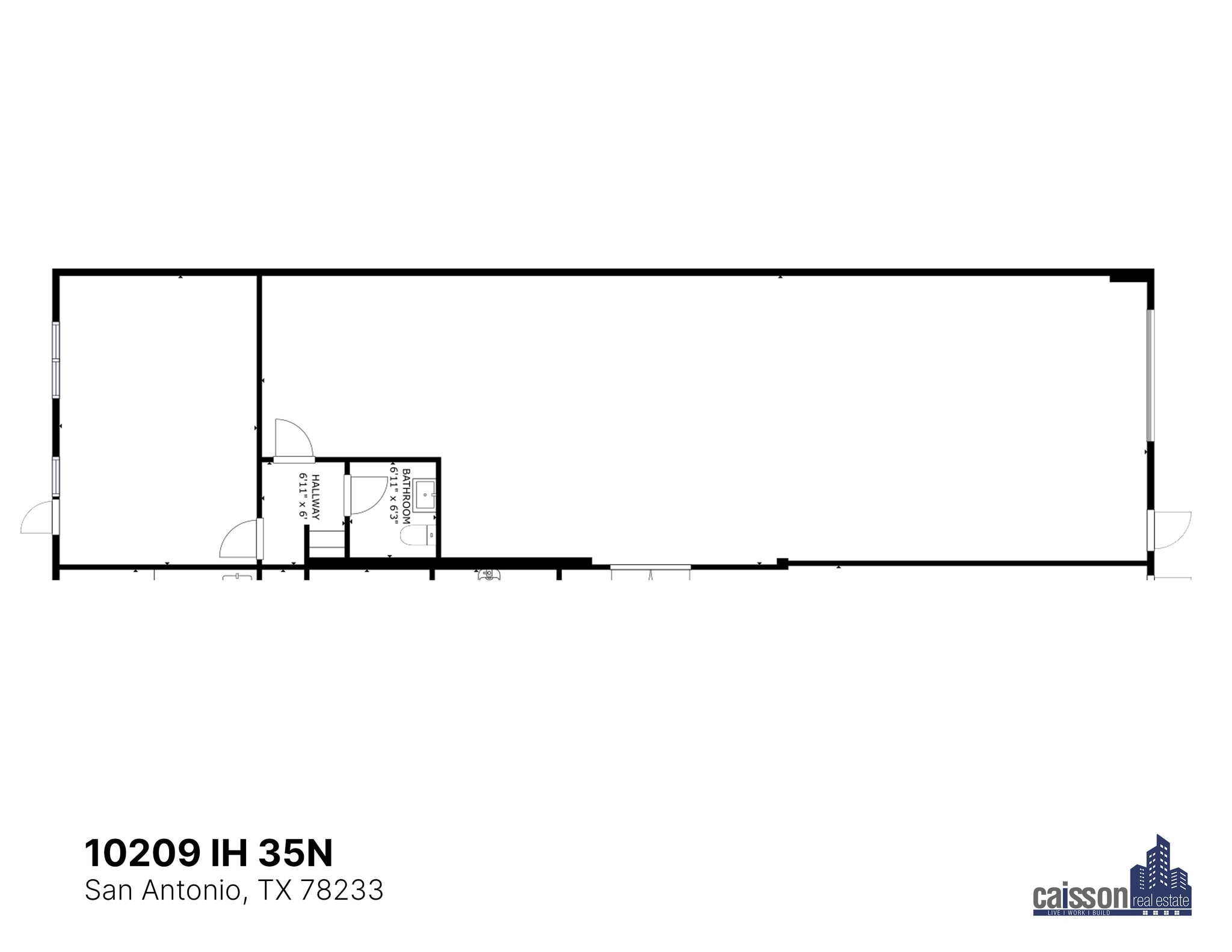 10201-10237 N IH 35, San Antonio, TX for lease Floor Plan- Image 1 of 1