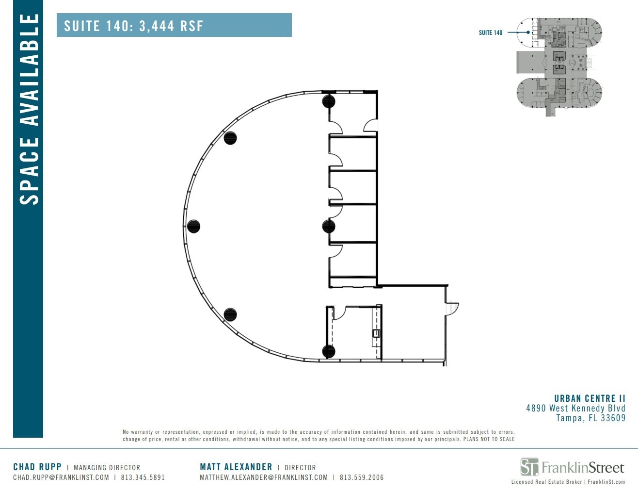 4830 W Kennedy Blvd, Tampa, FL for lease Floor Plan- Image 1 of 1