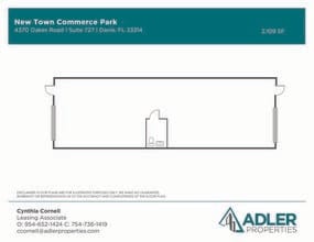 4350-4380 Oakes Rd, Davie, FL à louer Plan d’étage- Image 1 de 1