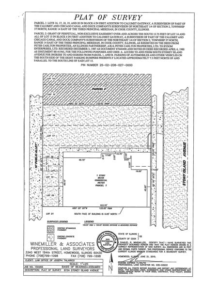 8734 S Stony Island Ave, Chicago, IL for sale - Plat Map - Image 2 of 3