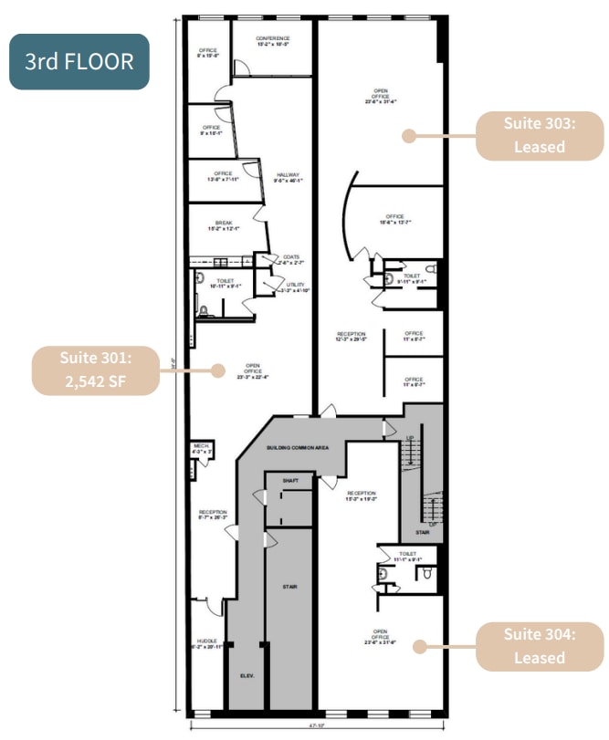 23 W Broad St, Richmond, VA for lease Floor Plan- Image 1 of 1