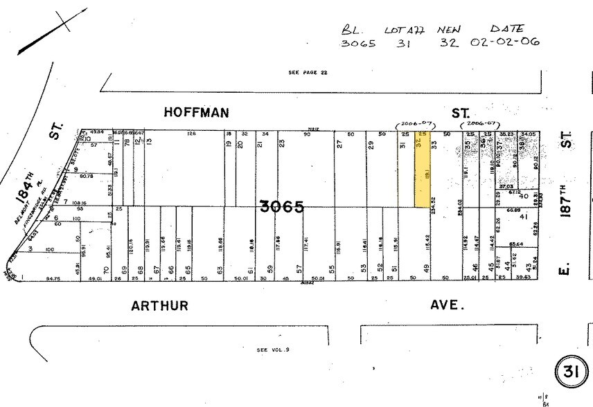 2378 Hoffman St, Bronx, NY à vendre - Plan cadastral - Image 2 de 2