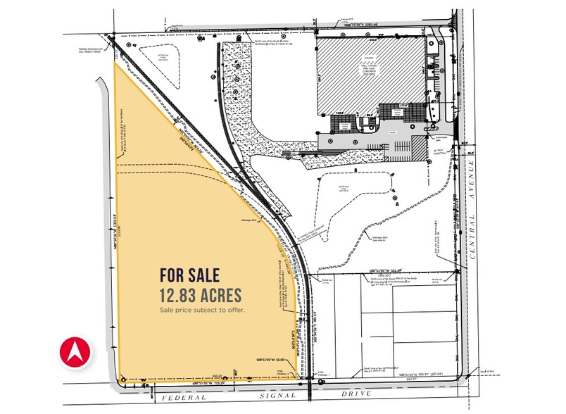 0 Federal Signal Dr, University Park, IL à vendre - Plan de site - Image 2 de 2