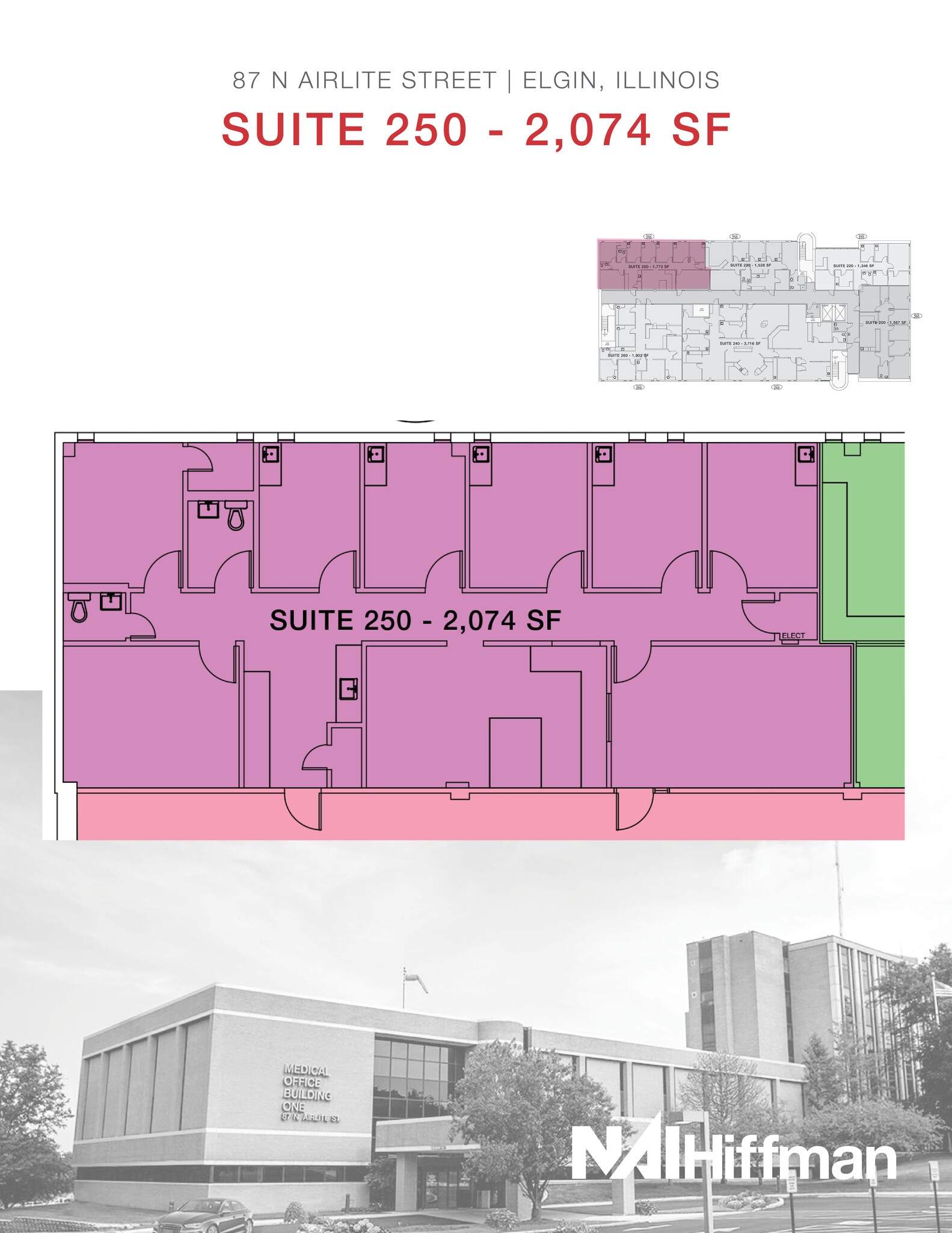 87 N Airlite St, Elgin, IL for lease Floor Plan- Image 1 of 4