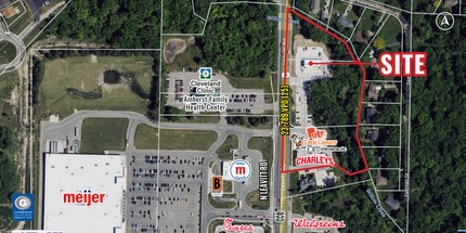 5153 Leavitt Rd, Lorain, OH à louer Aérien- Image 2 de 2