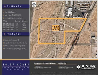 Plus de détails pour Las Vegas Blvd S., Las Vegas, NV - Terrain à vendre