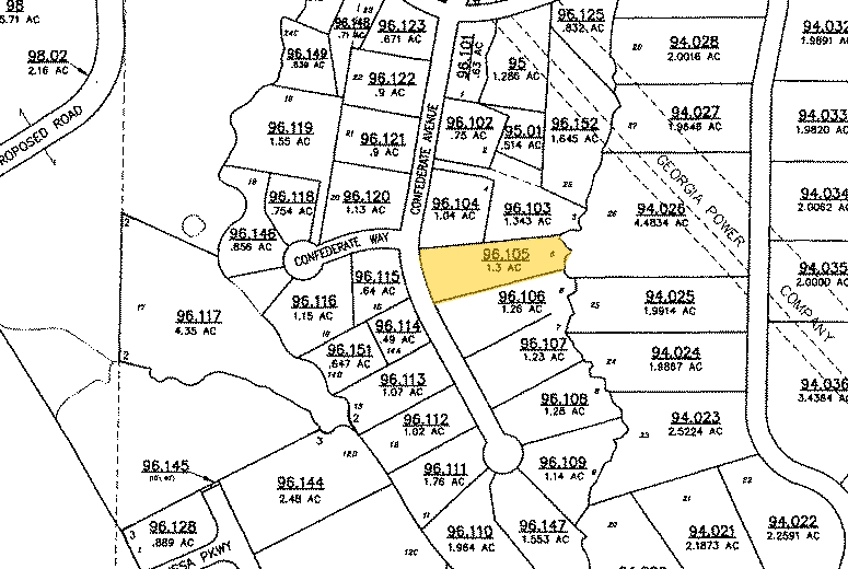 139 Confederate Ave, Jasper, GA for lease - Plat Map - Image 3 of 7