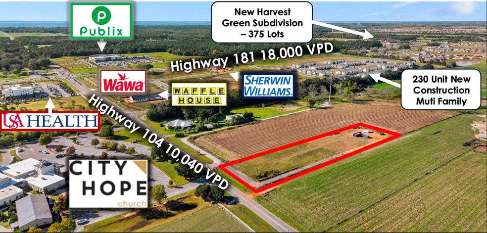 Highway 104, Fairhope, AL for sale - Building Photo - Image 2 of 5