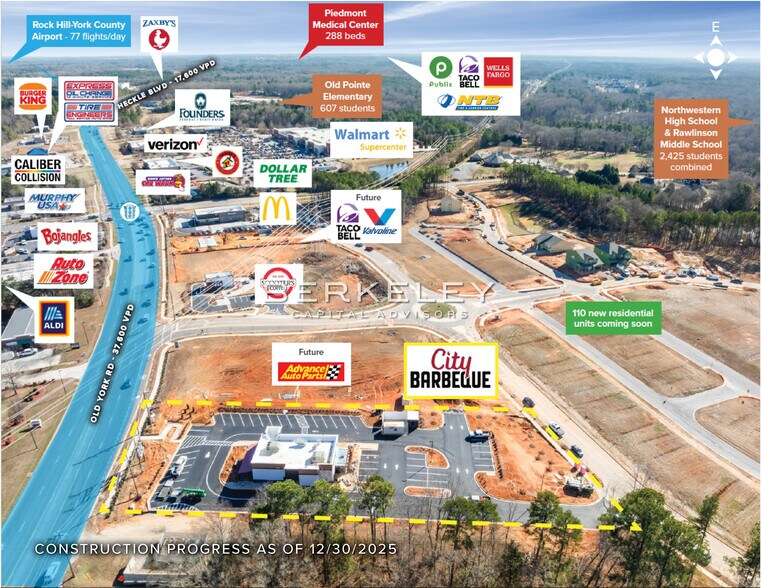 5001 Old York Rd, Rock Hill, SC à vendre - Photo du bâtiment - Image 3 de 6