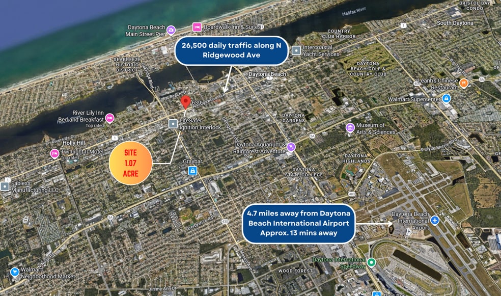 639 N Ridgewood Ave, Daytona Beach, FL for sale - Building Photo - Image 2 of 3