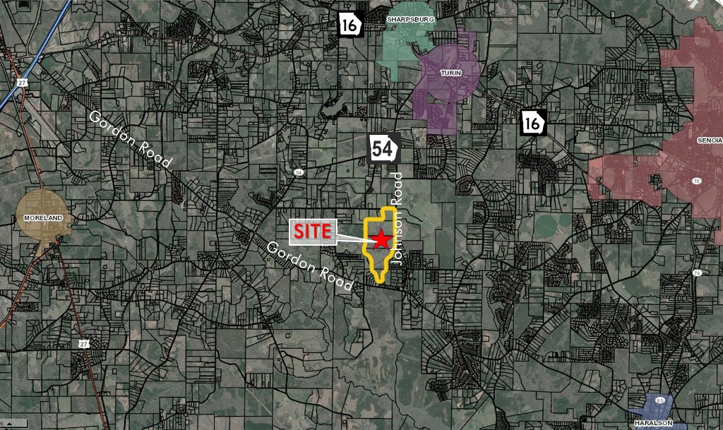 0 Johnson Road, Senoia, GA for sale Aerial- Image 1 of 2