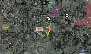 0 Johnson Road, Senoia, GA - AERIAL  map view