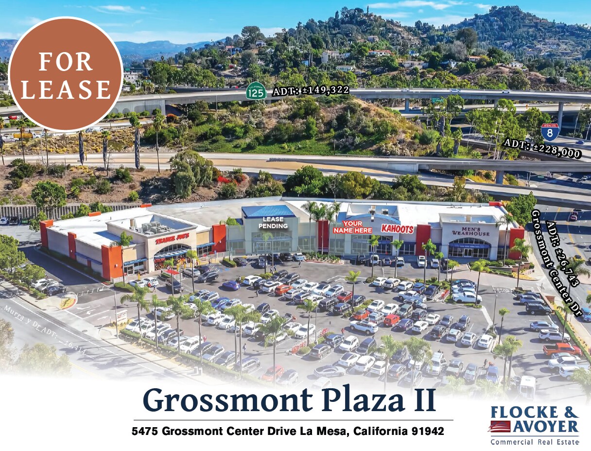 5465-5495 Grossmont Center Dr, La Mesa, CA à louer Photo du bâtiment- Image 1 de 10