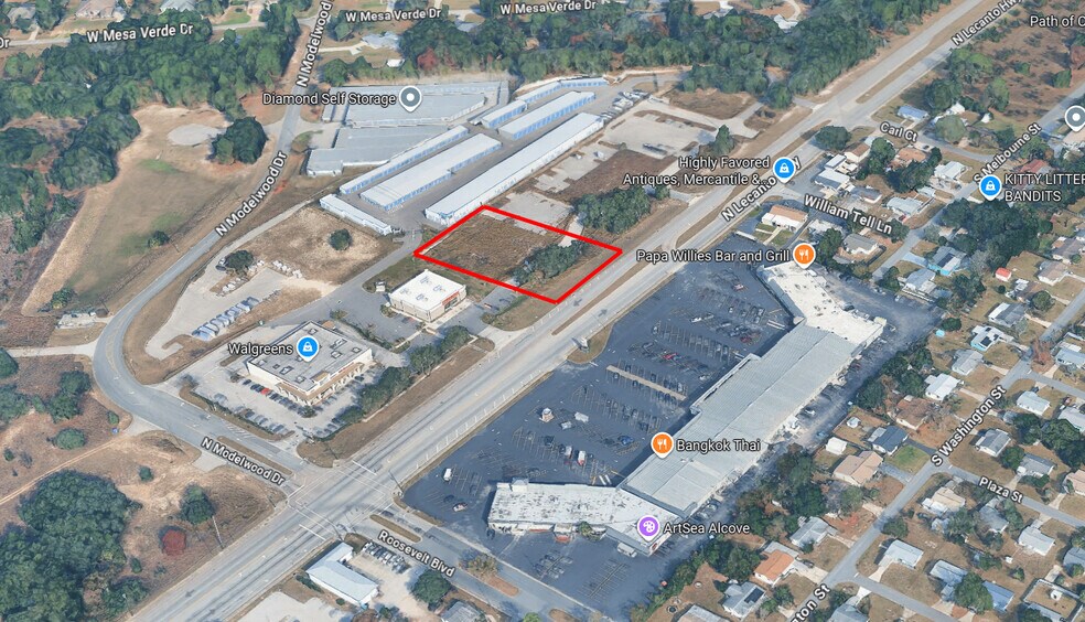 4086 Lecanto Hwy, Beverly Hills, FL à vendre - Aérien - Image 2 de 2