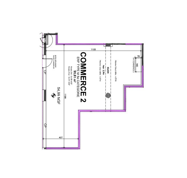 Retail in Antony for lease Floor Plan- Image 1 of 2