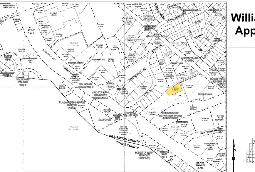 13170 Pond Springs Rd, Austin, TX à louer - Plan cadastral - Image 2 de 24