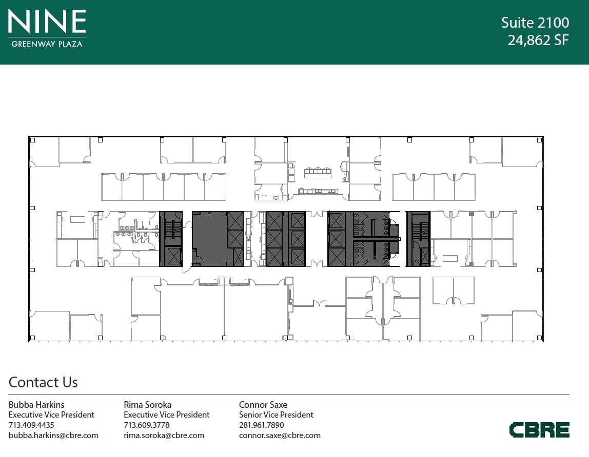 9 Greenway Plz, Houston, TX à louer Plan d’étage- Image 1 de 1