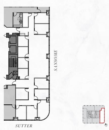 1 Sansome St, San Francisco, CA à louer Plan d’étage- Image 1 de 1