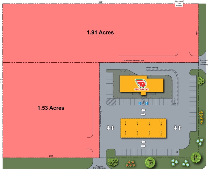 NWC 4th Street & Quaker Avenue, Lubbock, TX à louer - Photo du bâtiment - Image 3 de 4