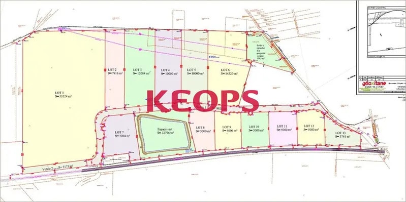 Boulevard Du Grand Castaing, Muret à vendre - Plan de site - Image 3 de 3