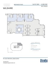 10866 Wilshire Blvd, Los Angeles, CA à louer Plan d’étage- Image 1 de 1