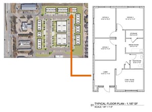 7700 Preston Rd, Frisco, TX à louer Plan d’étage- Image 1 de 8