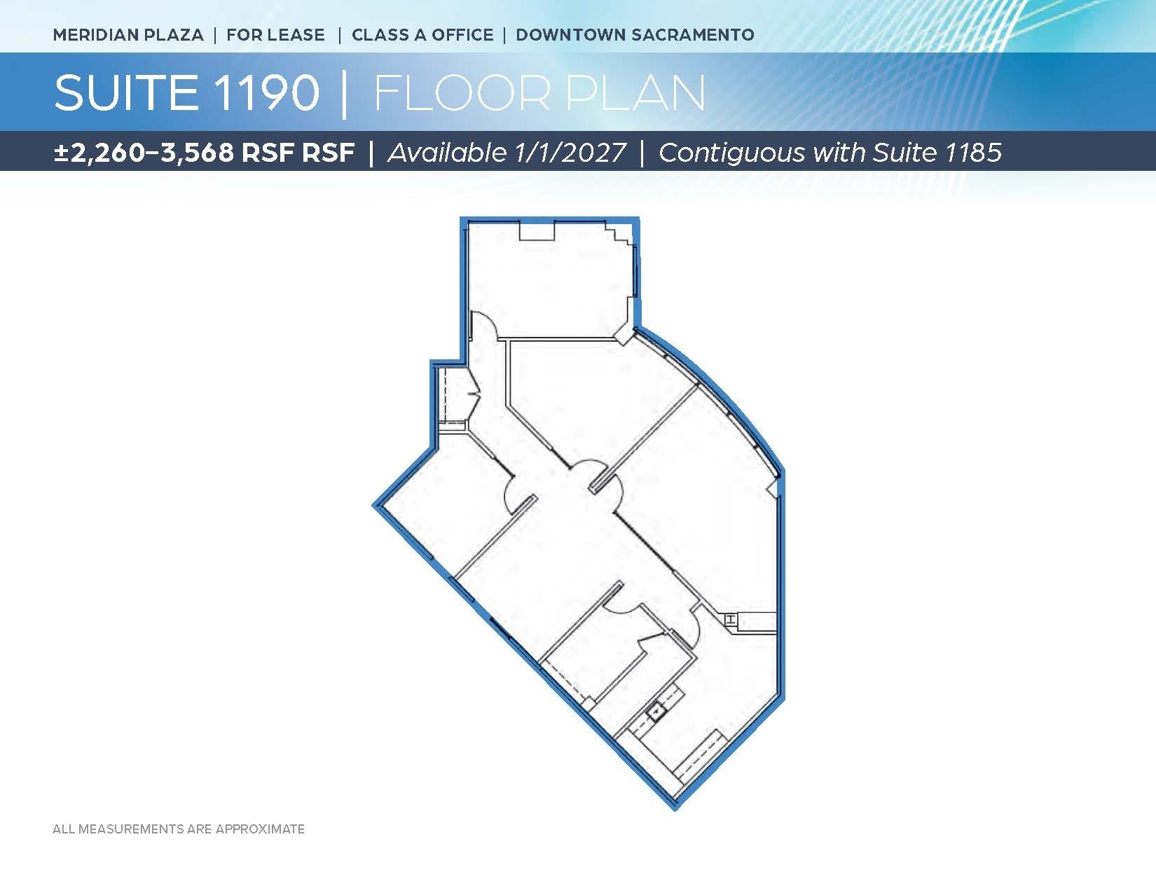1415 L St, Sacramento, CA à louer Plan d’étage- Image 1 de 1