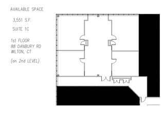 88 Danbury Rd, Wilton, CT for lease Floor Plan- Image 1 of 1