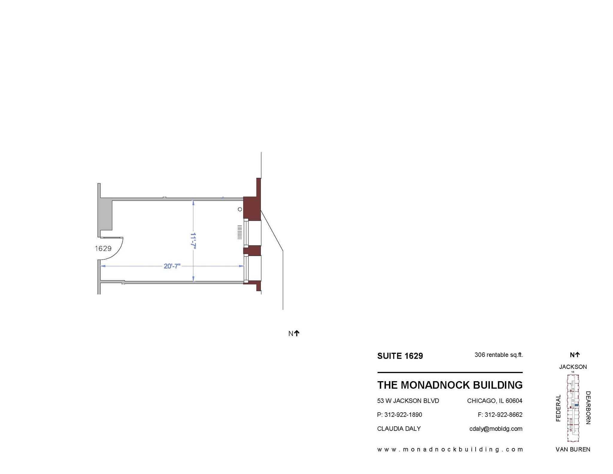 53 W Jackson Blvd, Chicago, IL for lease Floor Plan- Image 1 of 2