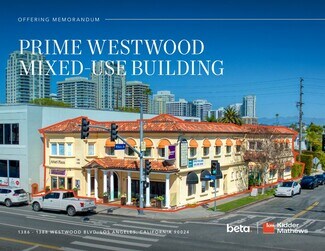 Plus de détails pour 1386-1388 Westwood Blvd, Los Angeles, CA - Commerce de détail à vendre