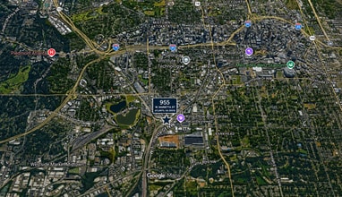 955 W Marietta St, Atlanta, GA - Aerial  map view