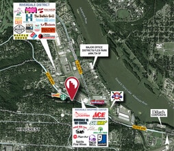 2725 Cantrell Rd, Little Rock, AR - Aerial map view