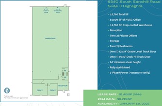 6320 S Sandhill Rd, Las Vegas, NV à louer Plan d  tage- Image 1 de 5