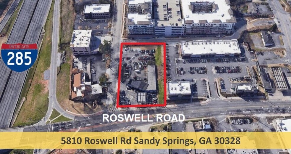 5810 Roswell Rd, Atlanta, GA à louer - Photo du bâtiment - Image 1 de 4