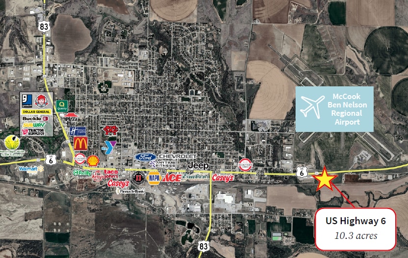 U.S. Highway 6, McCook, NE for sale - Building Photo - Image 2 of 2