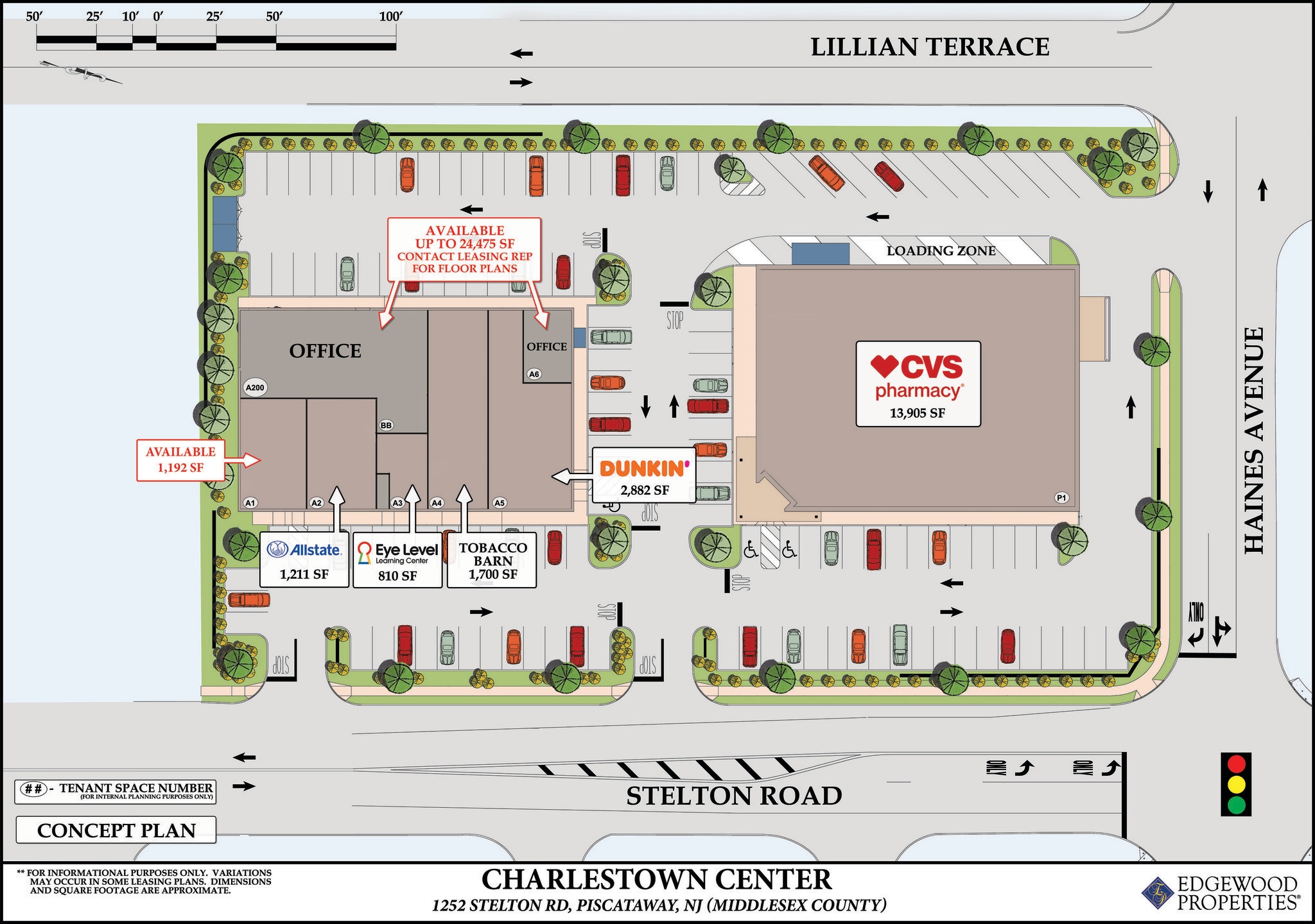 1252-1264 Stelton Rd, Piscataway, NJ for lease Site Plan- Image 1 of 2